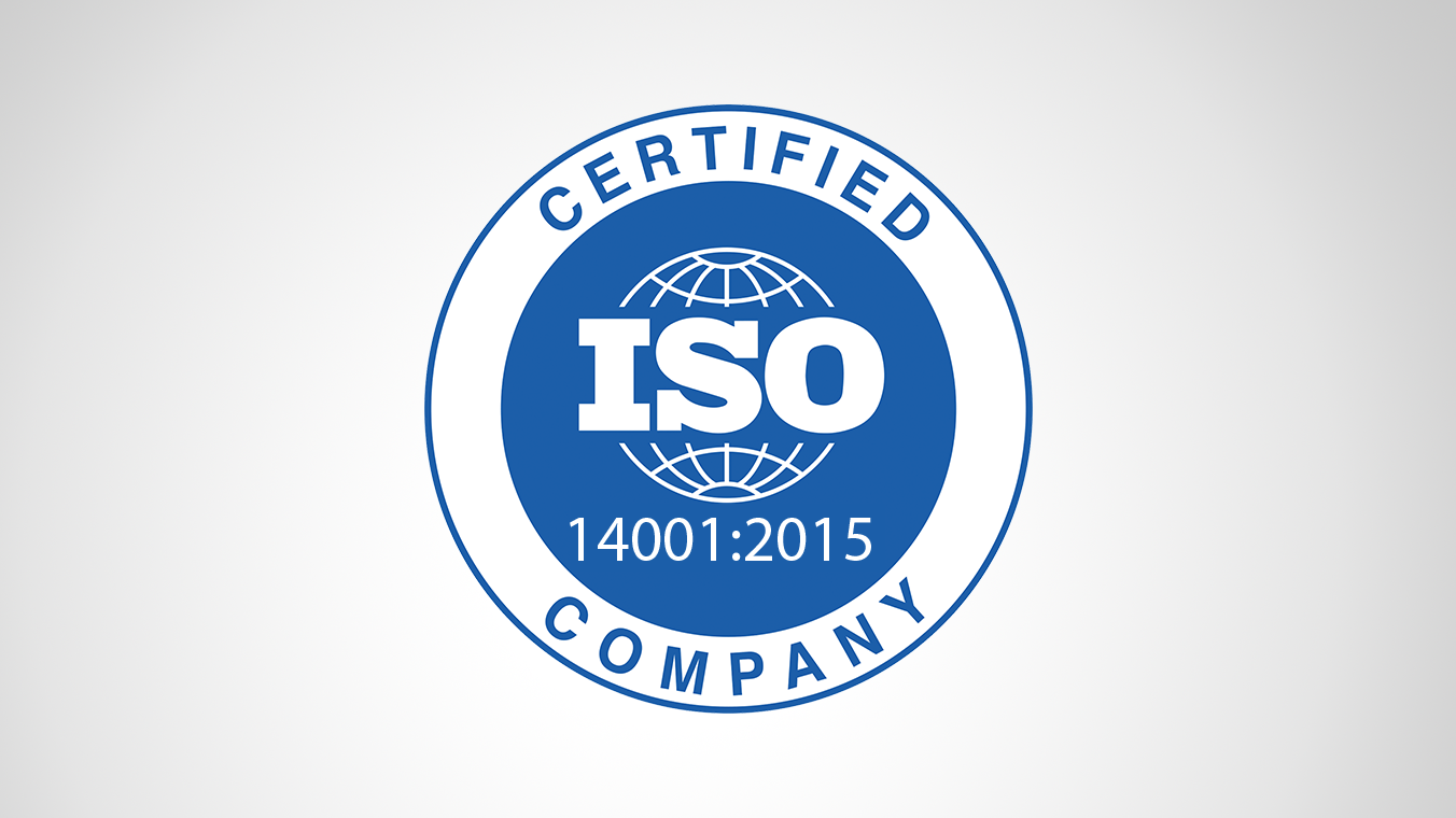 ISO 14001:2015 certified